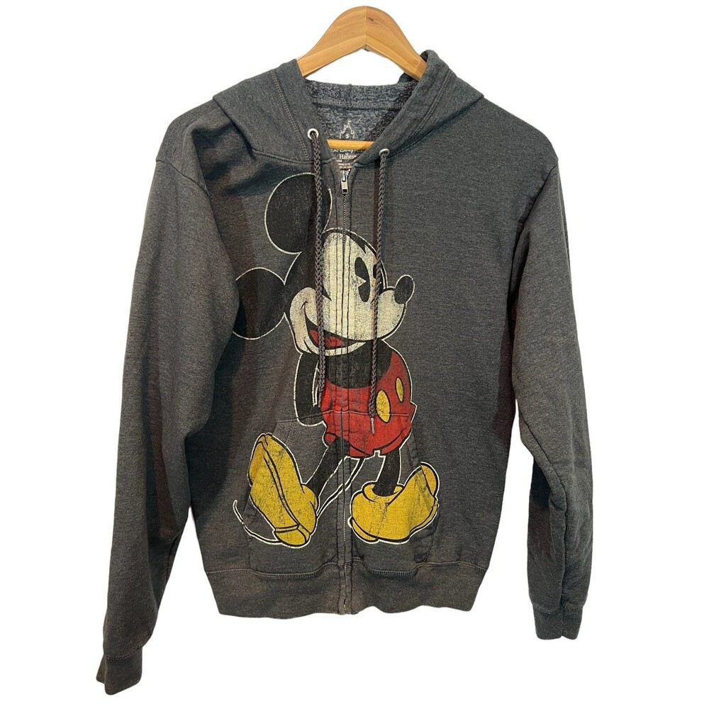 Disneyland Resorts Women's Full Zip Mickey Mouse Hoodie - Size Small